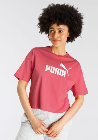 PUMA Performance Shirt 'Essentials' in Pink