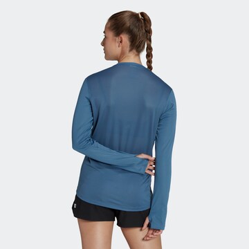 ADIDAS PERFORMANCE Functioneel shirt 'Own The Run' in Blauw