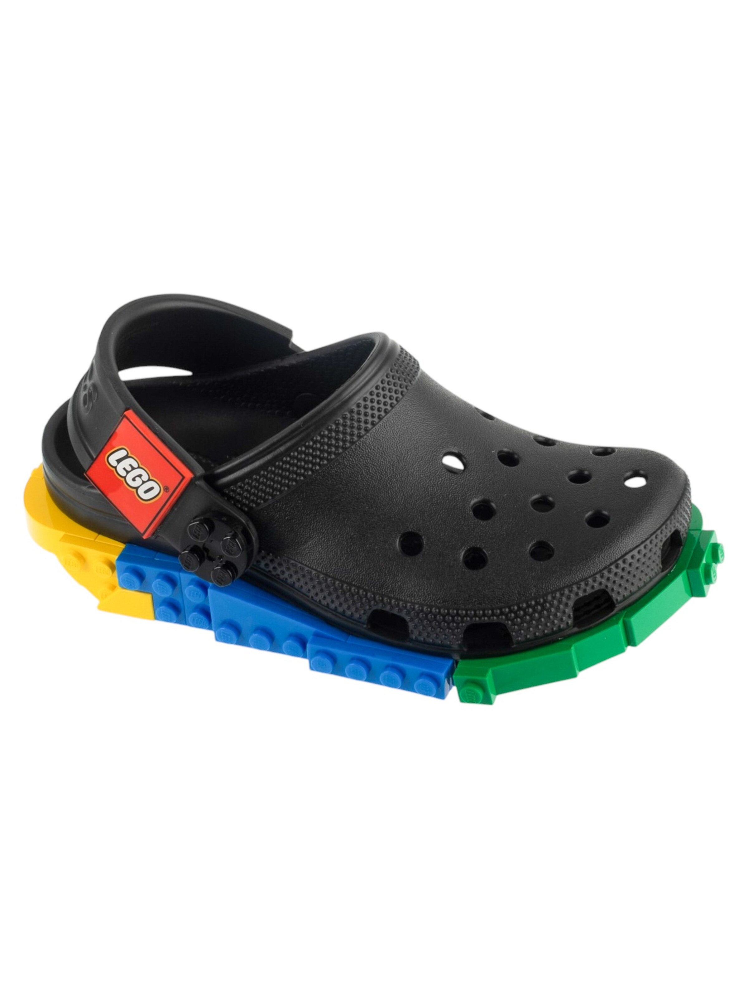 Crocs Сандали 'Crocs LEGO Creativity Clog K' в черно: отпред