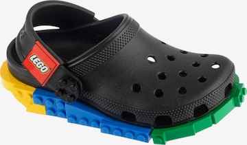 Crocs Сандали 'Crocs LEGO Creativity Clog K' в черно: отпред