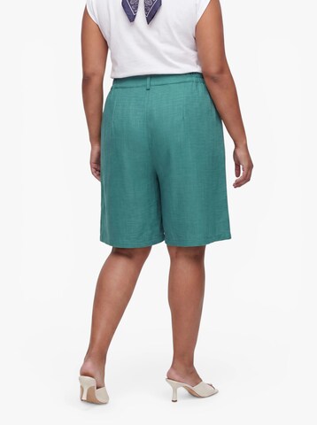 ONLY Carmakoma Loose fit Pants 'CARBay' in Green