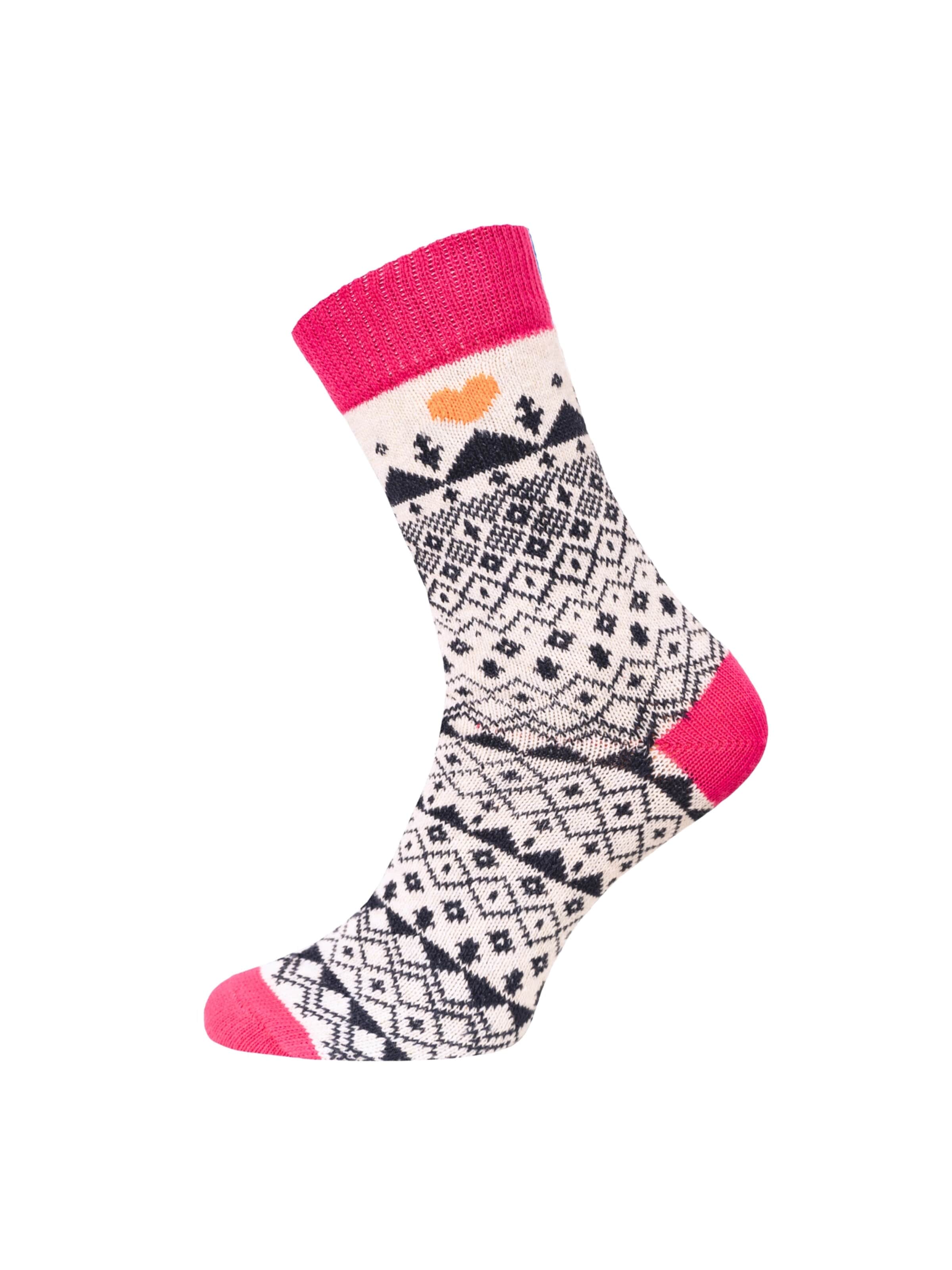 HomeOfSocks Socks 'HOS906' in Pink: front