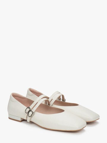 Ballerina '24101-3' di Estro in bianco: frontale