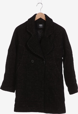 Le Temps Des Cerises Mantel L in Schwarz: Vorderseite