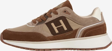 Baskets basses 'Otto' Hackett London en beige : devant