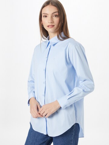 Calvin Klein Blouse in Blue: front
