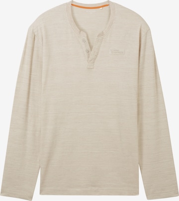 T-Shirt 'Serafino' TOM TAILOR en beige : devant