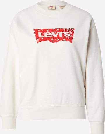 LEVI'S ® Sweatshirt 'Graphic Standard Crew' in White: front