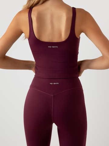 YO-GAYA Sporttop 'Sculpting Top' in Rood
