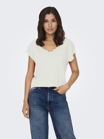 T-shirt ONLY en blanc : devant