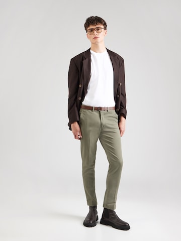JACK & JONES Slimfit Chino nadrág 'JPSTMARCO FRANCO' - zöld