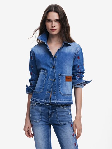 Desigual Tussenjas in Blauw: voorkant