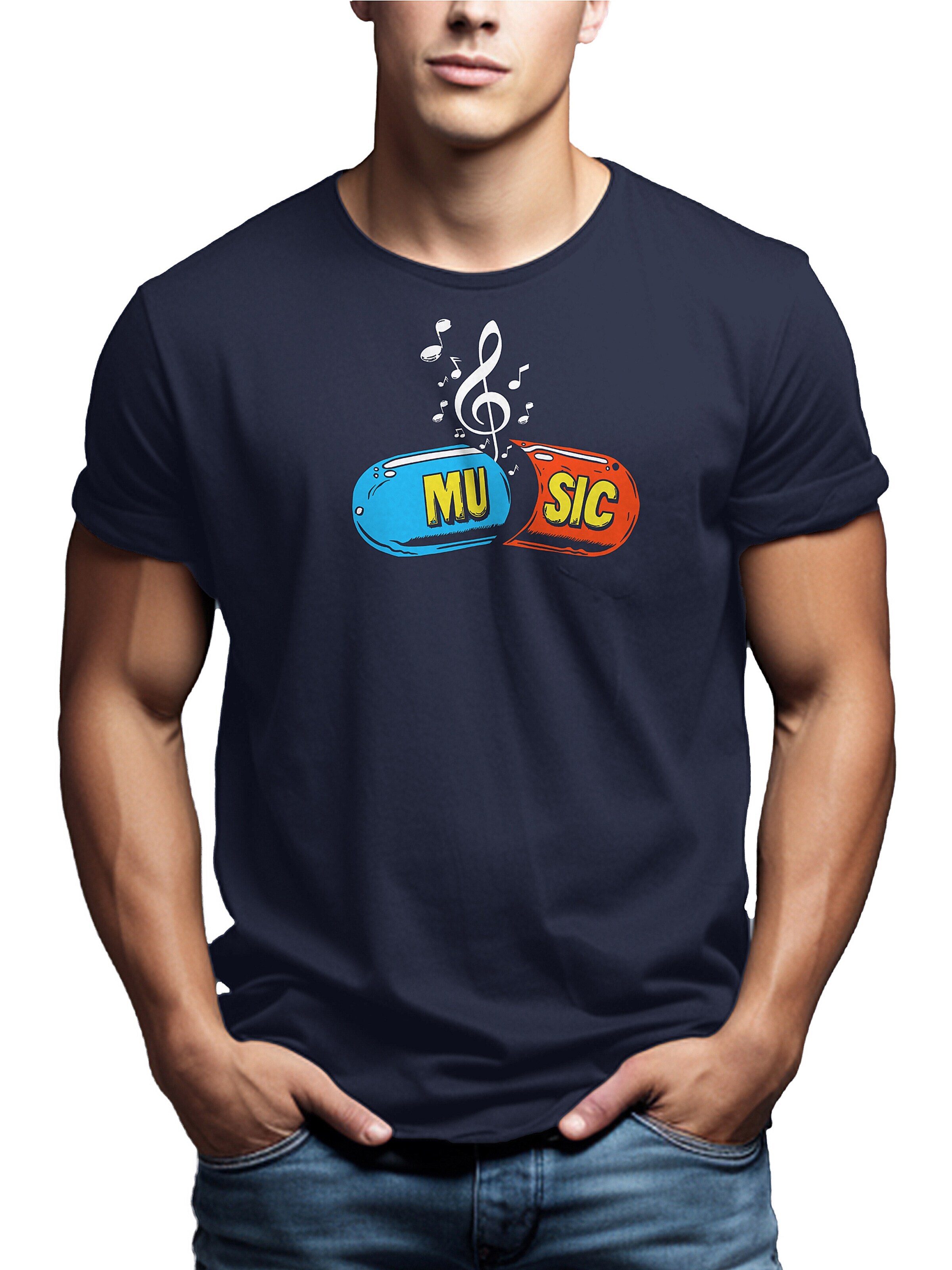 MAKAYA Shirt in Blue: front