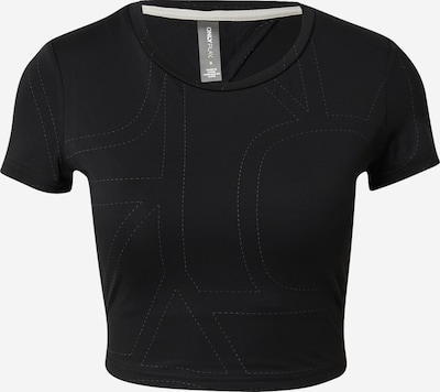 ONLY PLAY Sportshirt 'CALZ' in grau / schwarz, Produktansicht