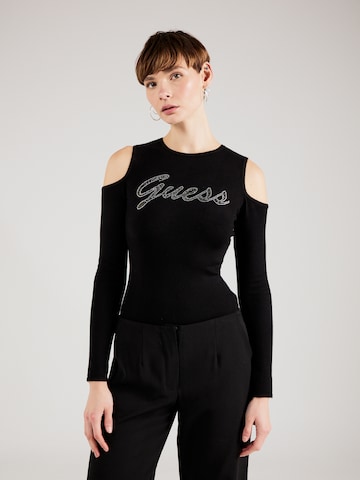 GUESS - Jersey en negro: frente