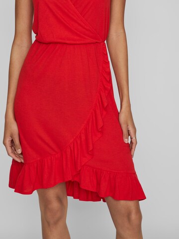VILA - Vestido 'VIMOONEY' em vermelho