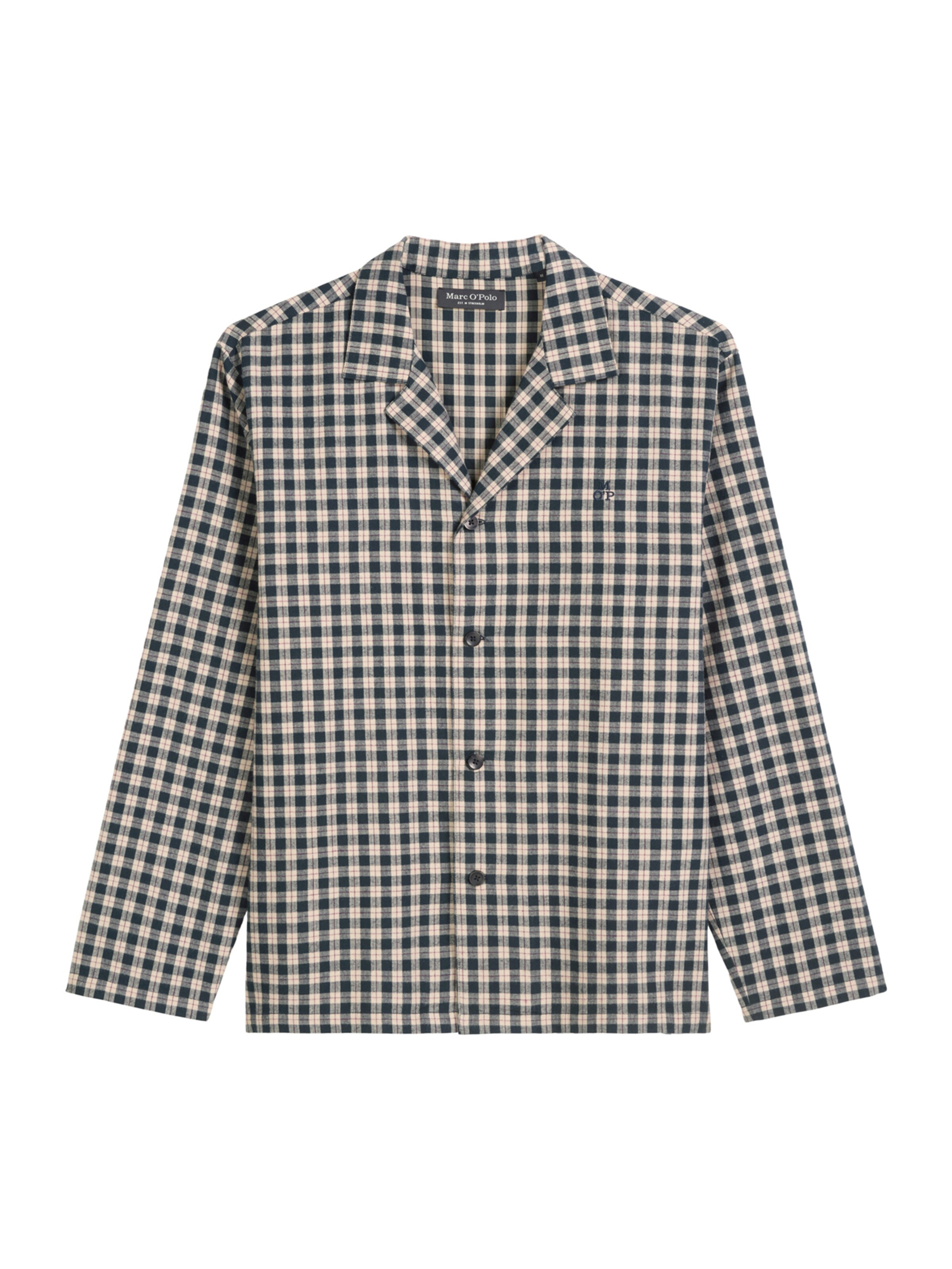 Marc O'Polo Shirt ' Cozy Flannel ' in Blue: front