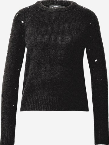 Pull-over 'Luna' ONLY en noir : devant