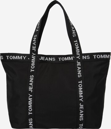 Cabas Tommy Jeans en noir : devant