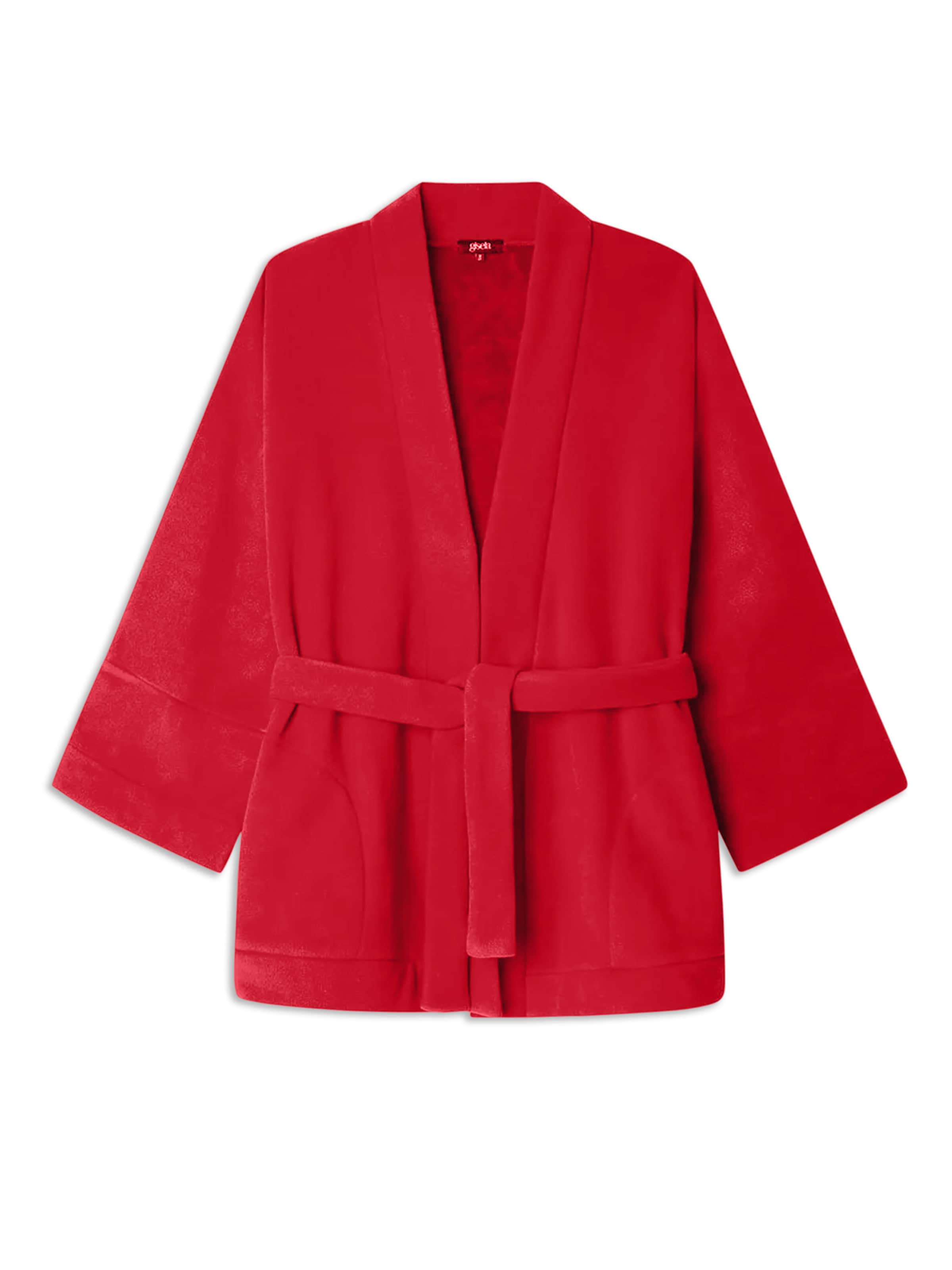 Gisela - Bata para casa en rojo: frente