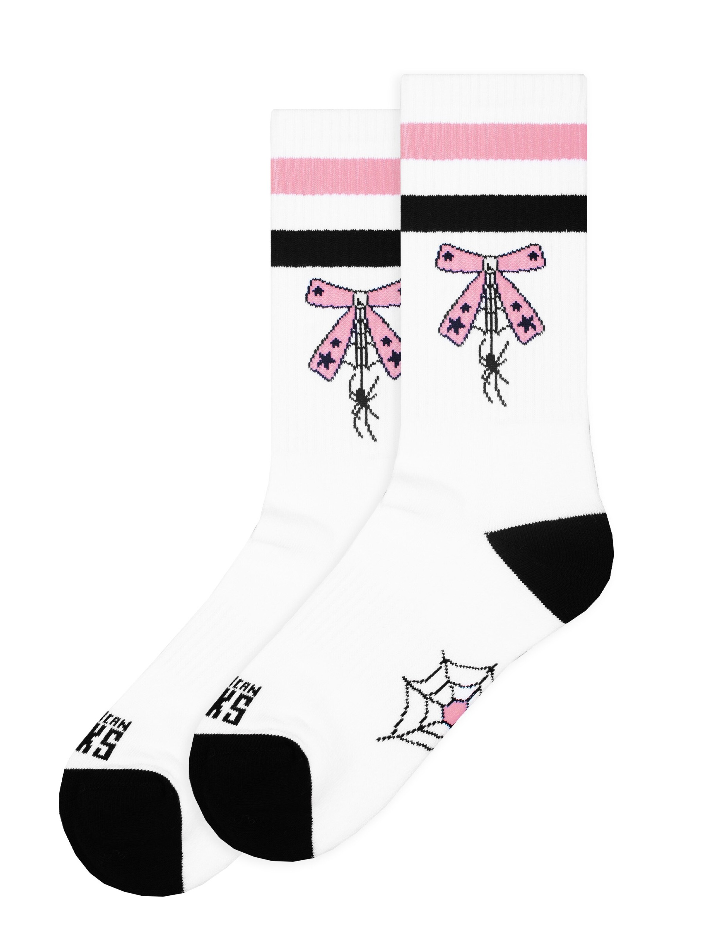 American Socks - Calcetines 'Garter' en blanco: frente