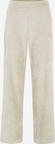 Cartoon Wide leg Pants in Beige: front