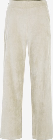 Wide leg Pantaloni di Cartoon in beige: frontale