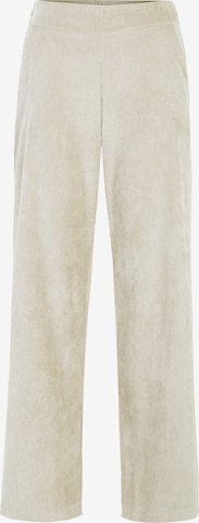 Cartoon Wide leg Broek in Beige: voorkant