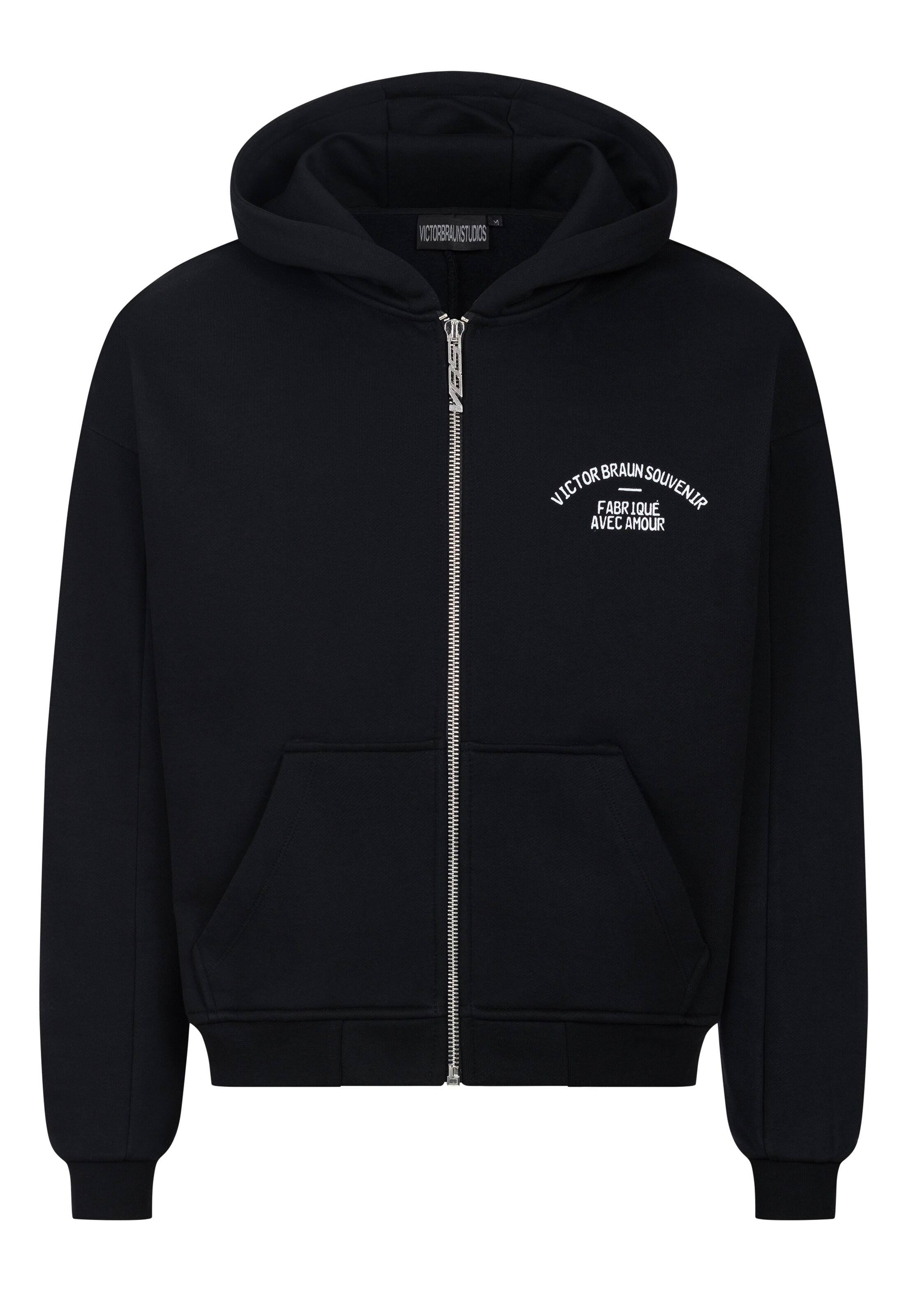 VBS Sweatjacke in Schwarz: Vorderseite