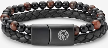 Lucleon Armband 'Icon' in Schwarz: Vorderseite