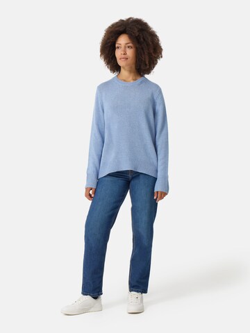 Pull-over oversize CASH-MERE.CH en bleu