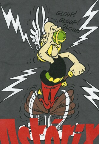 LOGOSHIRT Shirt 'Asterix le Gaulois' in Grijs