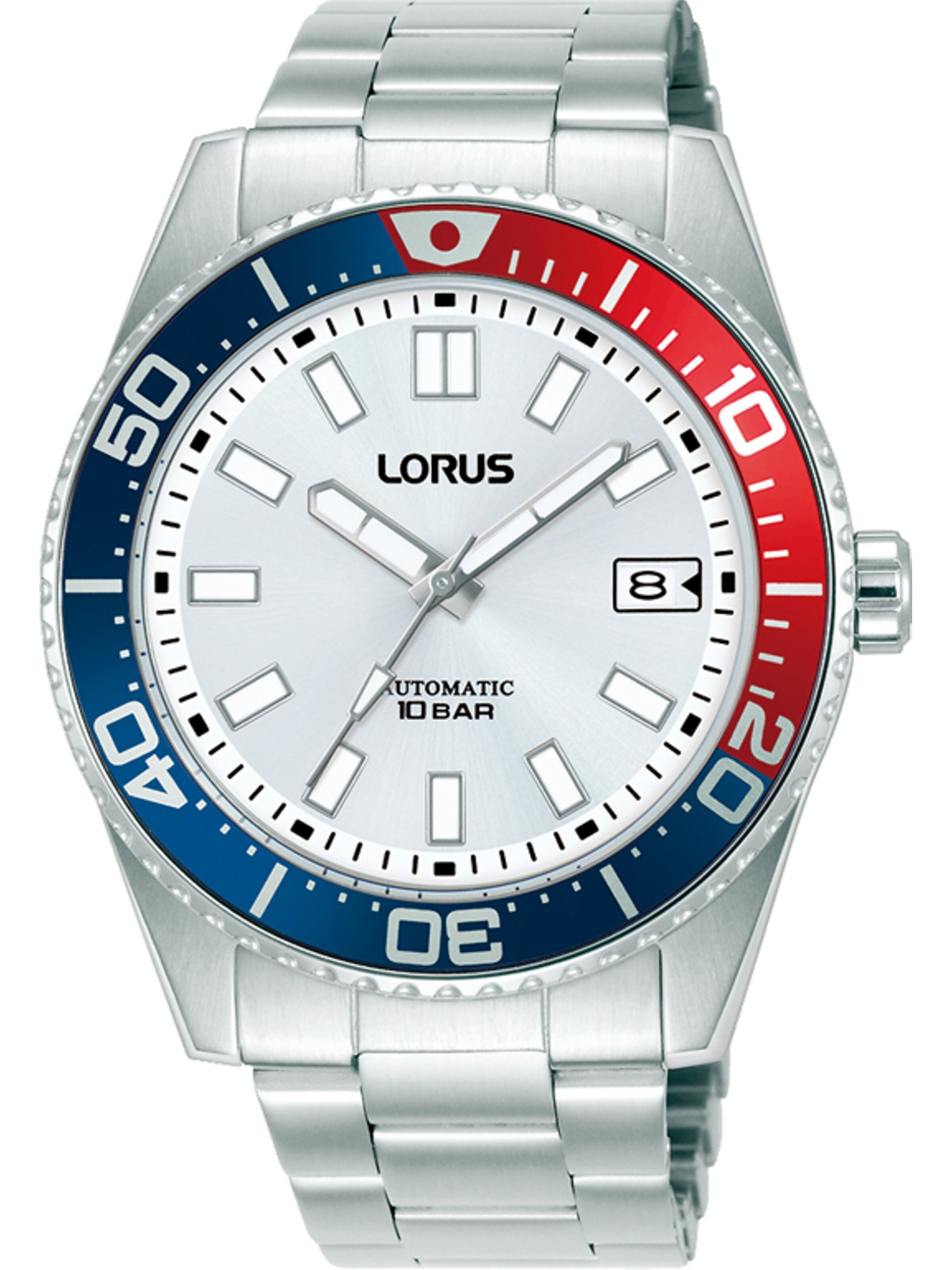 LORUS Analog watch in Silver: front