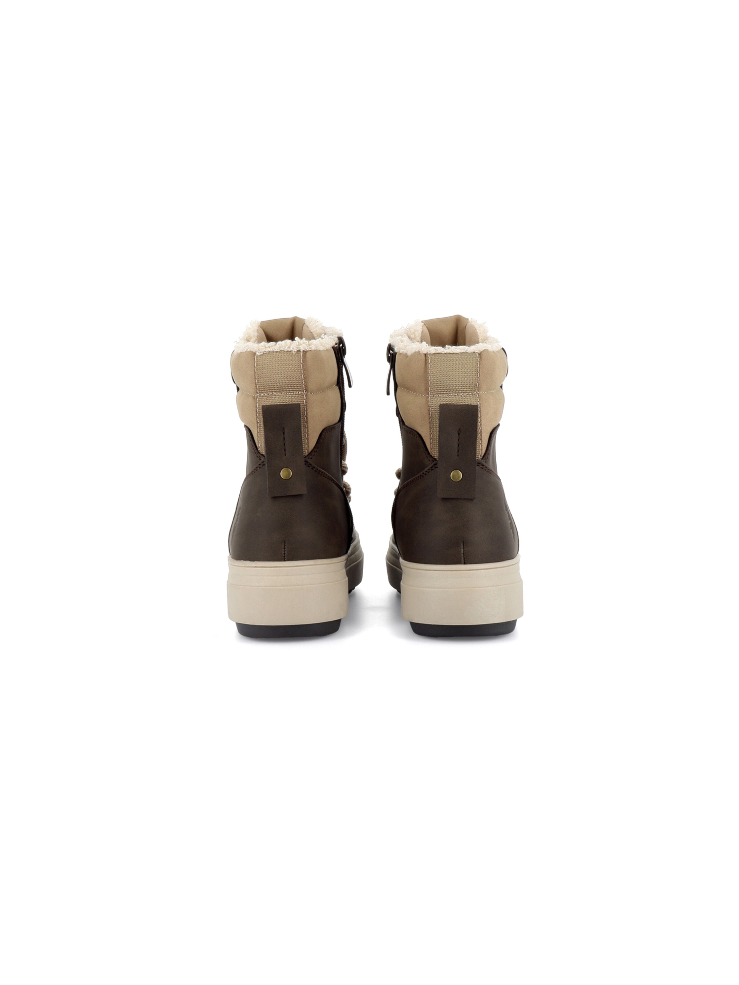 US POLO ASSN. - Botim com fivela 'Icy' em castanho: atrás