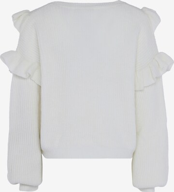 Pull-over aleva en blanc