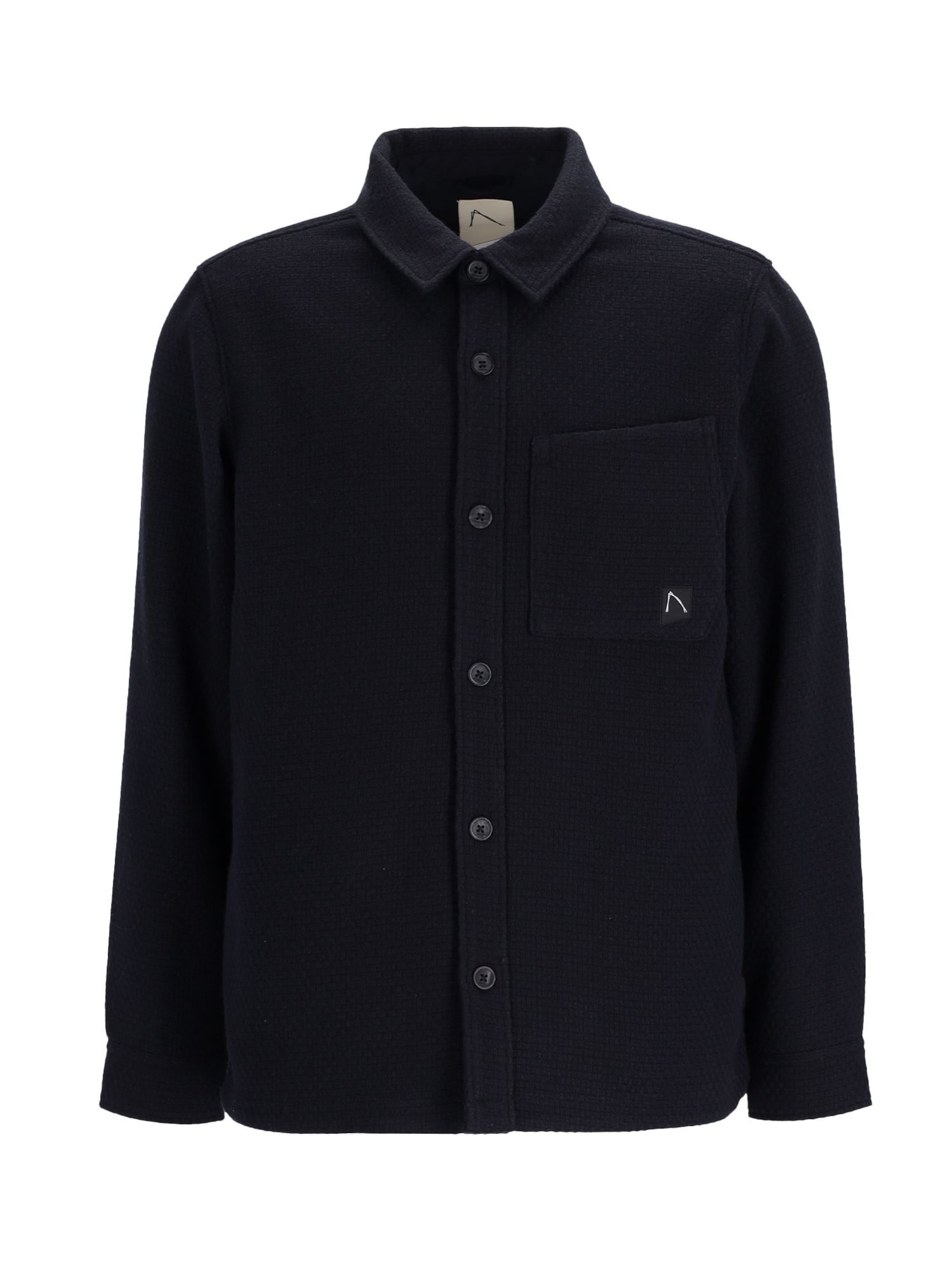 CHASIN' Button Up Shirt 'Foley Structure' in Blue: front