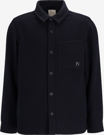 CHASIN' Button Up Shirt 'Foley Structure' in Blue: front
