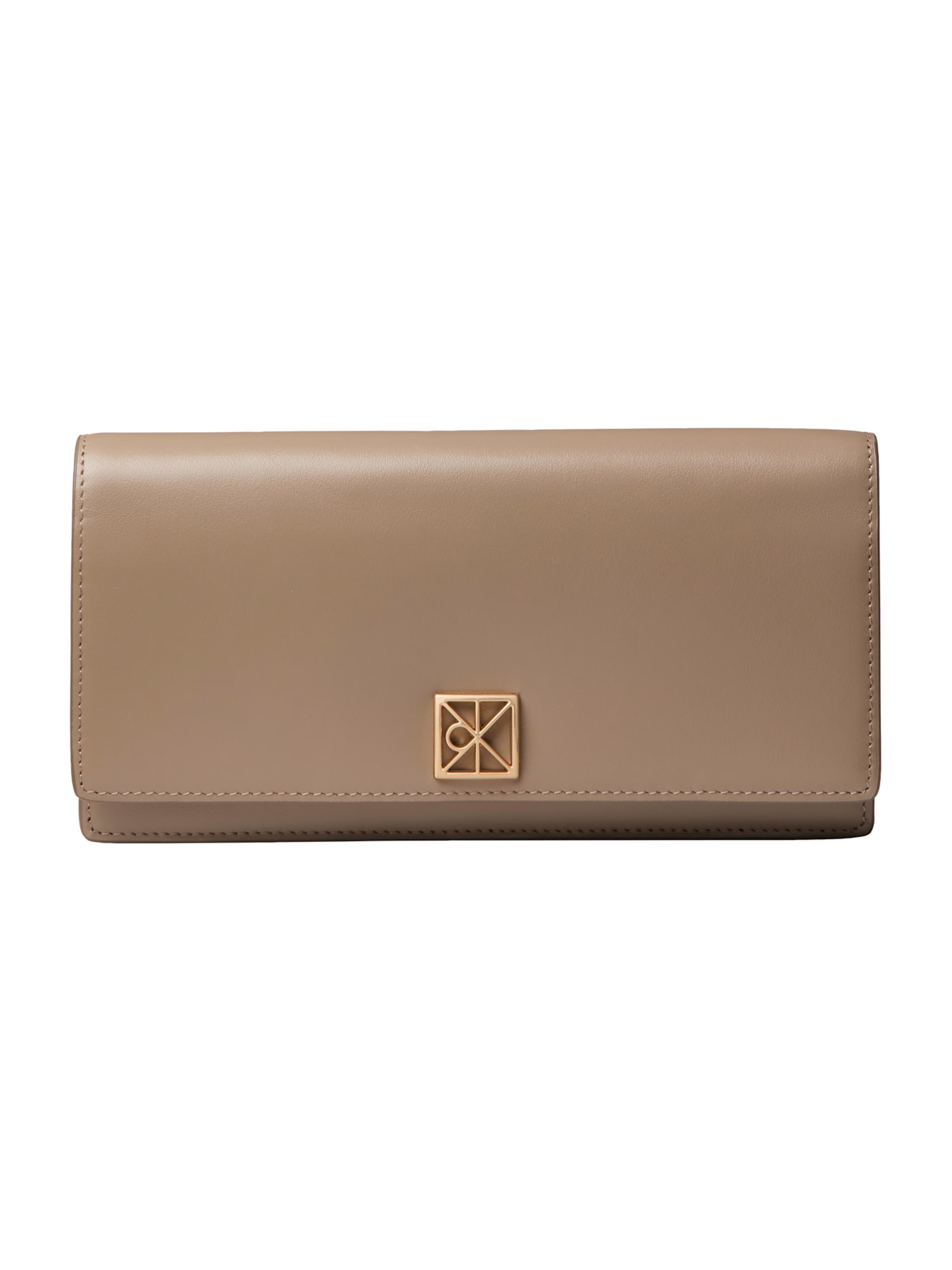 Calvin Klein Peňaženka - Hnedá: predná strana