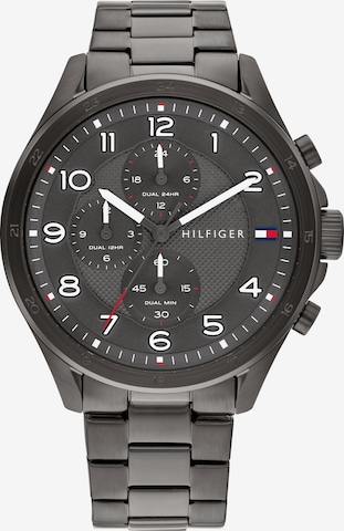 TOMMY HILFIGER Analoguhr in Grau