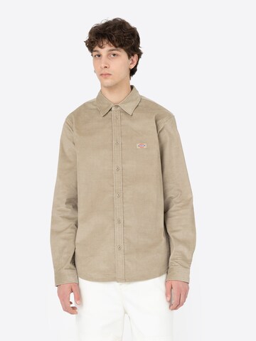 DICKIES Regular Fit Hemd 'Wilson' in Beige: predná strana