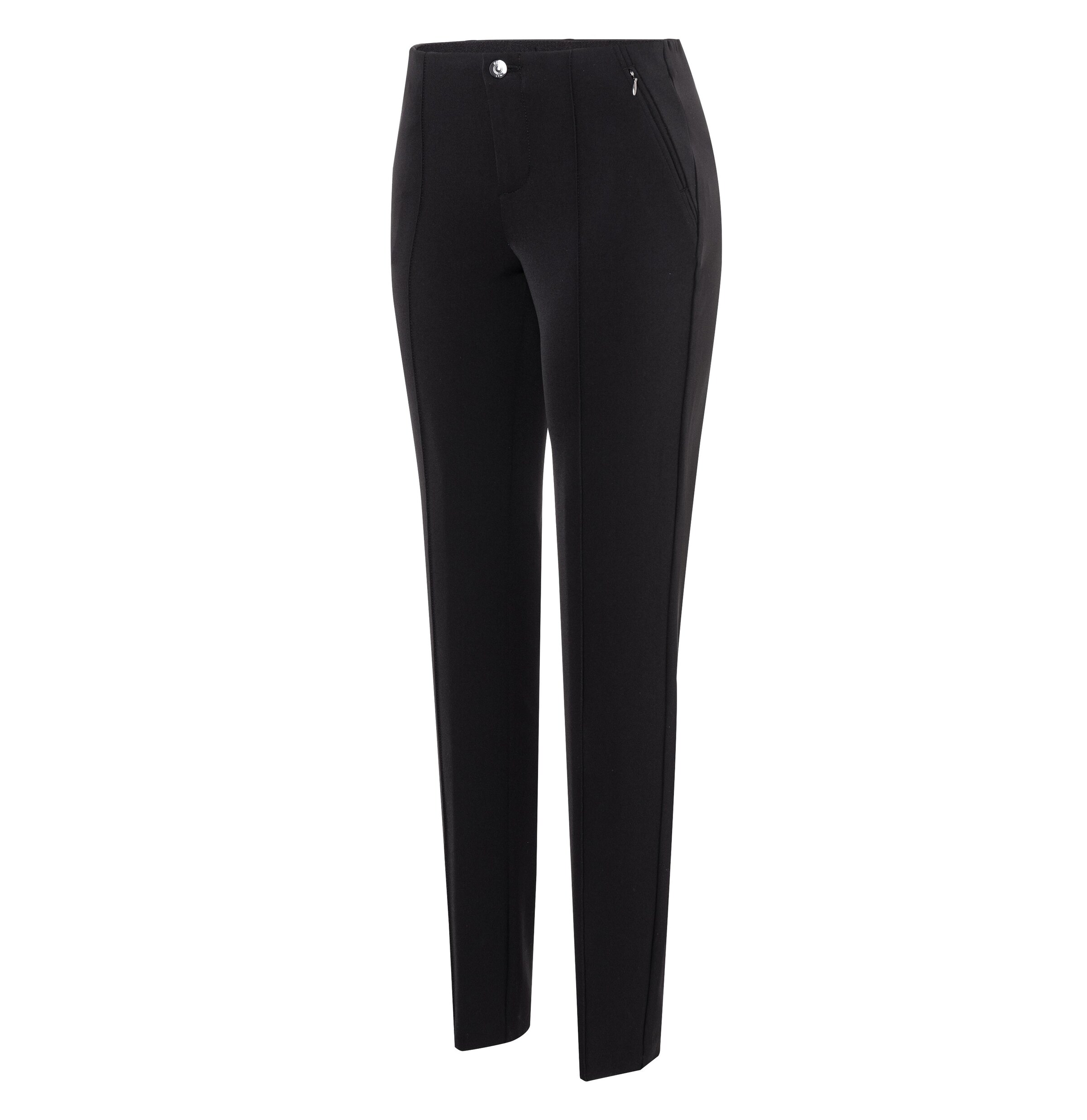 MAC Slim fit Trousers 'Anna' in Black