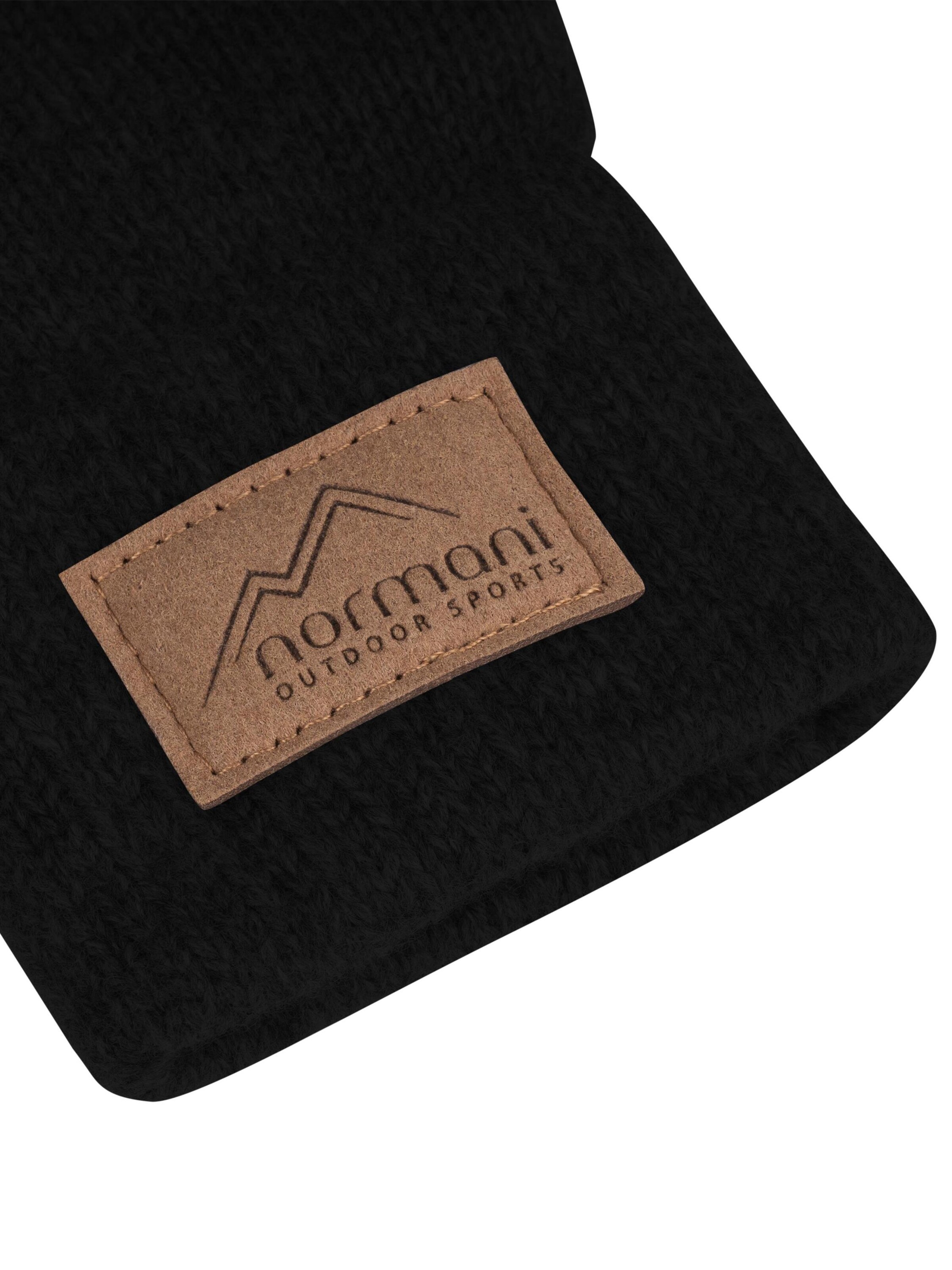 Gants 'Malak' normani en noir