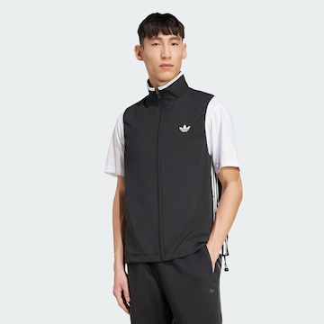 ADIDAS ORIGINALS Vest 'Adicolor' in Black: front