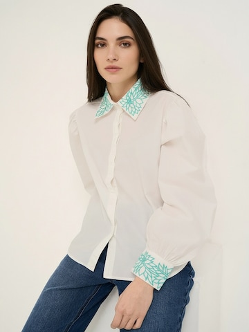 Camomilla Italia Blouse 'Cloe' in Wit: voorkant