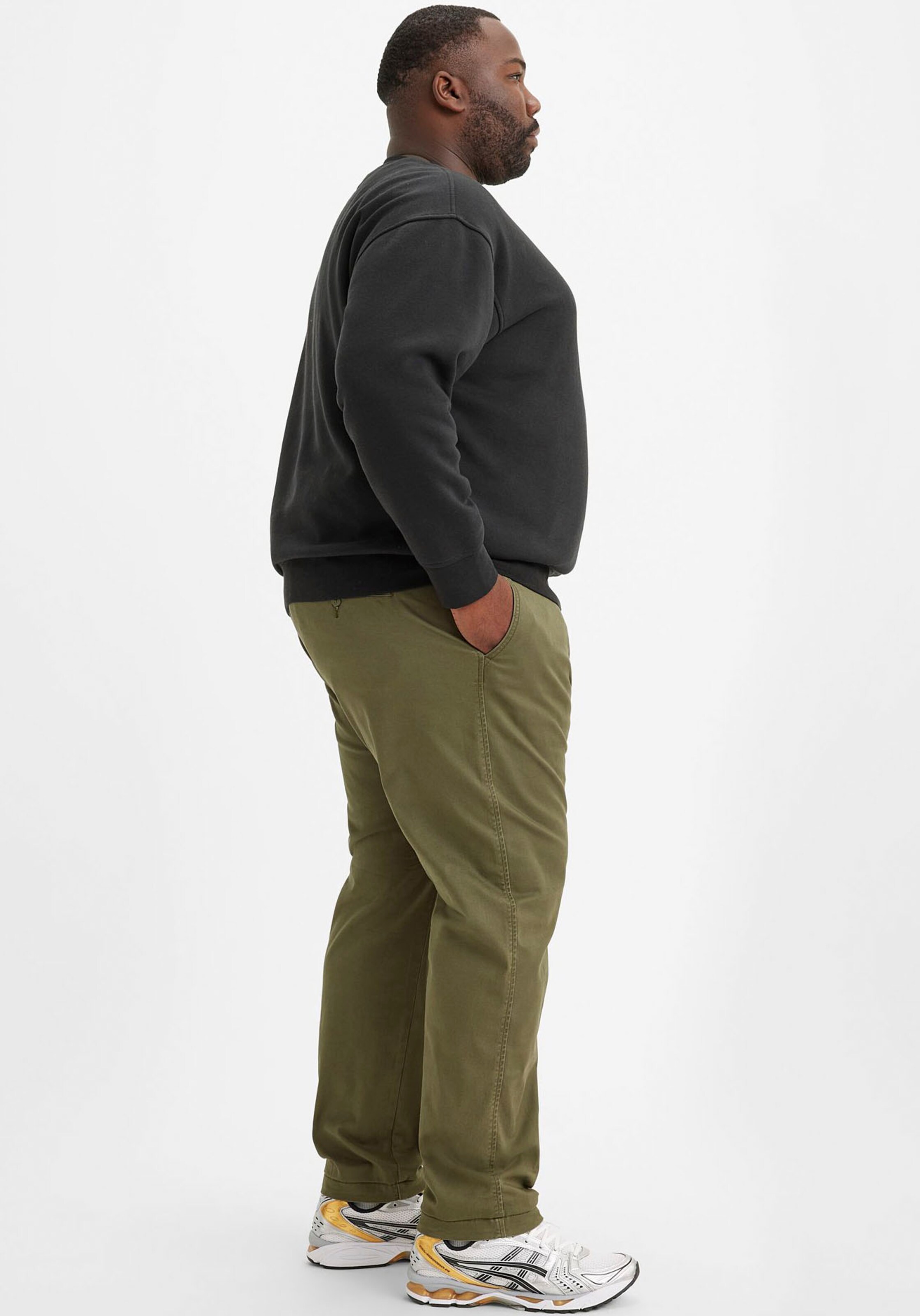 Levi s Big Tall Tapered Chino trousers XX STD Tapered Chino in Olive ABOUT YOU