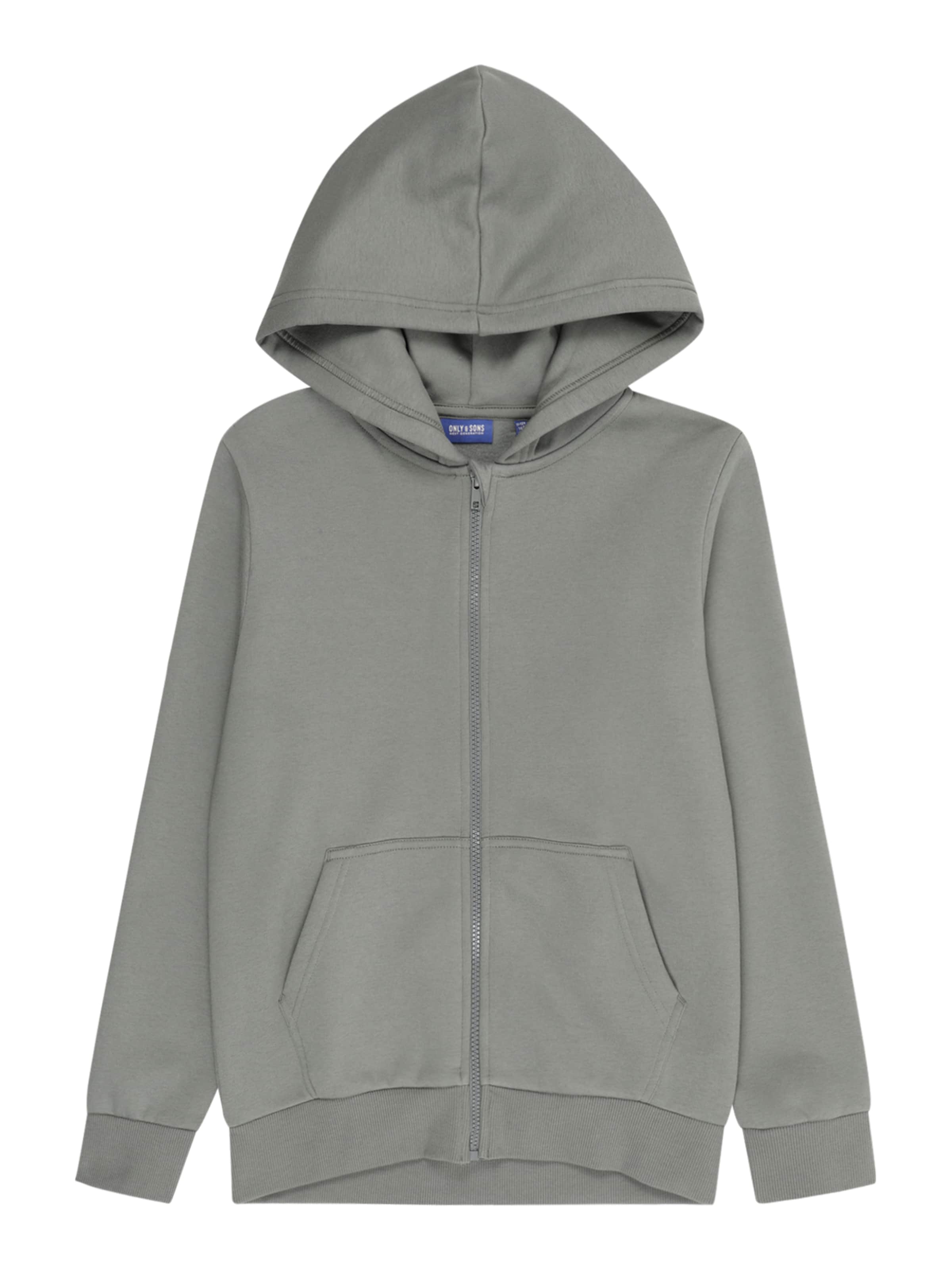 Only & Sons Junior Tepláková bunda 'OSJCERES' - Sivá: predná strana