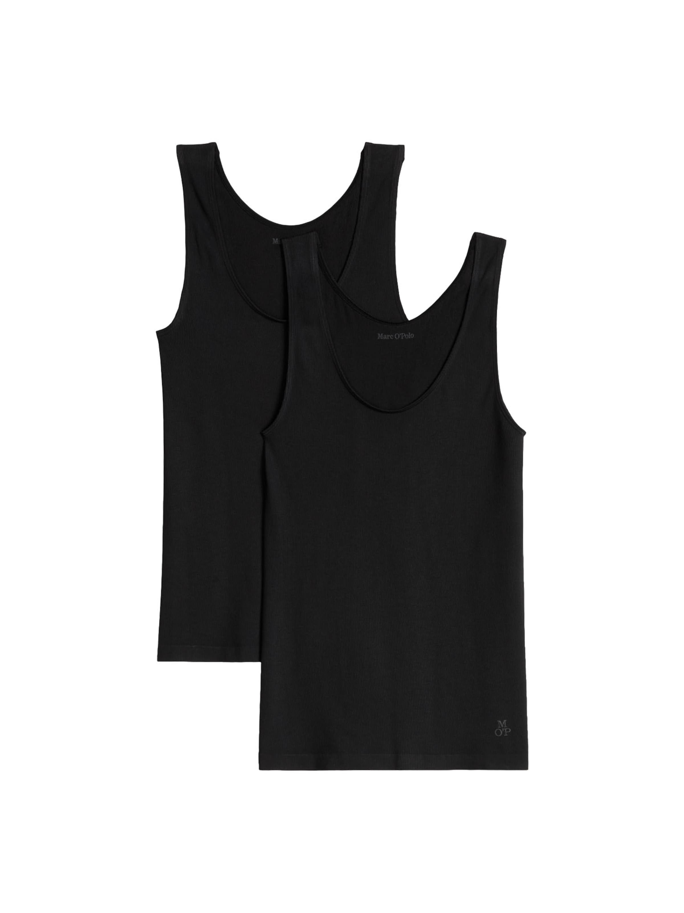 Haut ' Serie Modal Seamless ' Marc O'Polo en noir : devant