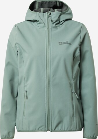 JACK WOLFSKIN - Casaco outdoor em verde: frente