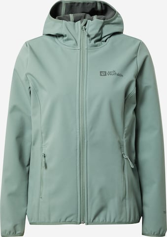 Veste outdoor JACK WOLFSKIN en vert : devant