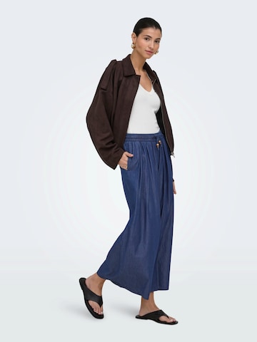 Wide Leg Jean à pince 'ONLBEA' ONLY en bleu